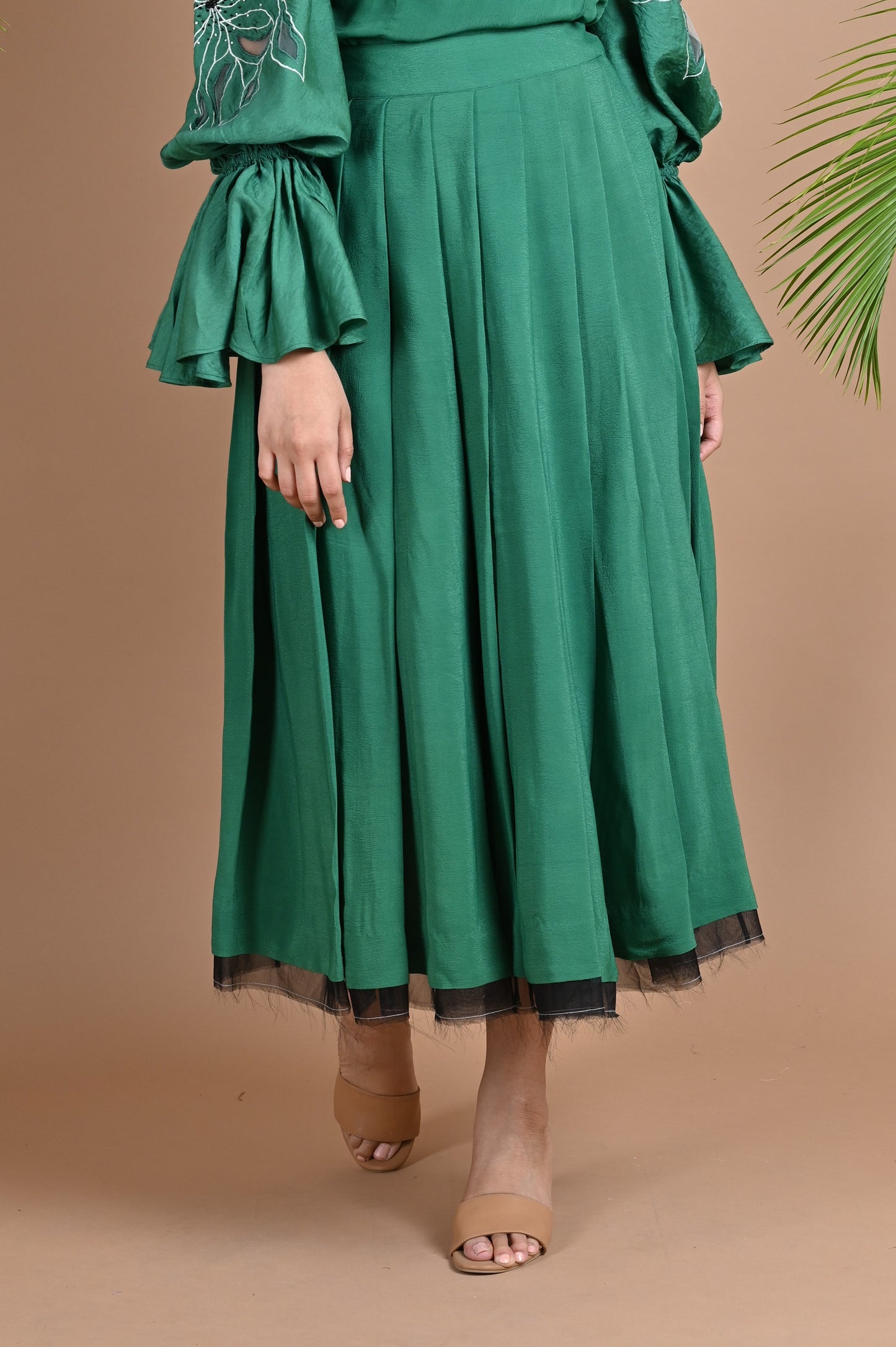 Ana Green Skirt