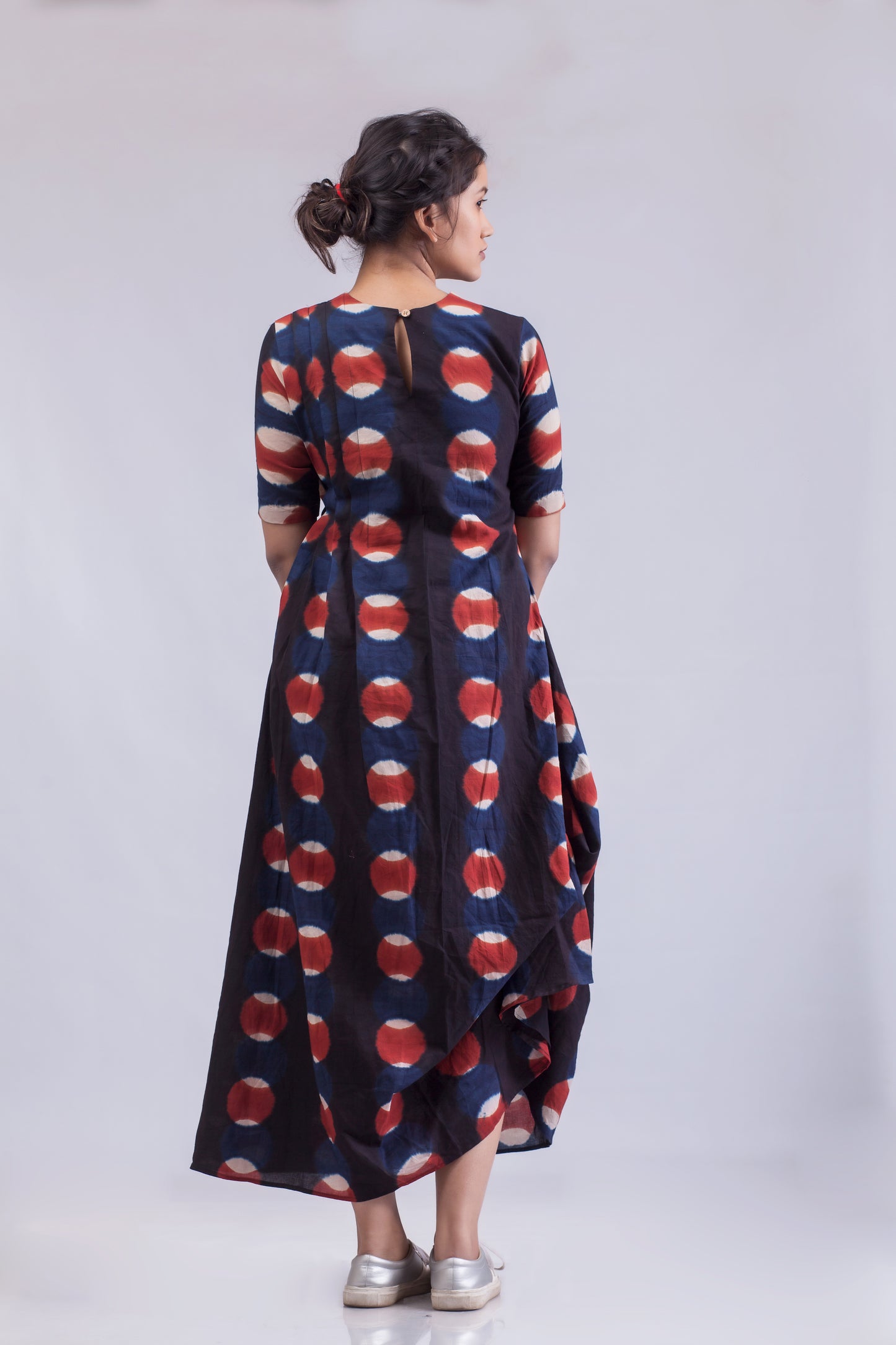 Dusk - Asymmetric Cowl Dress