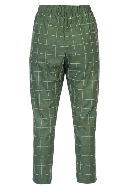 Ankle Pants – Olive Green