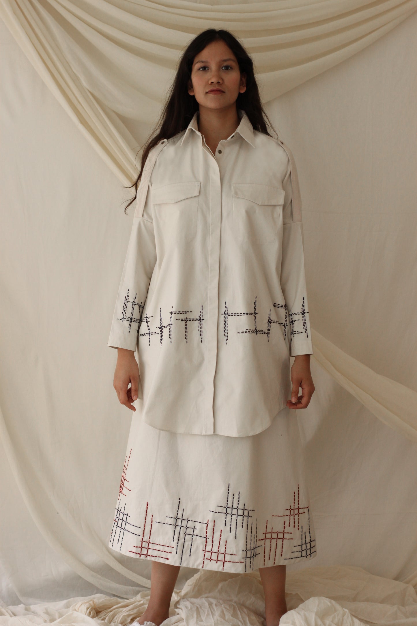 Terra Co-ord Set - Ecru