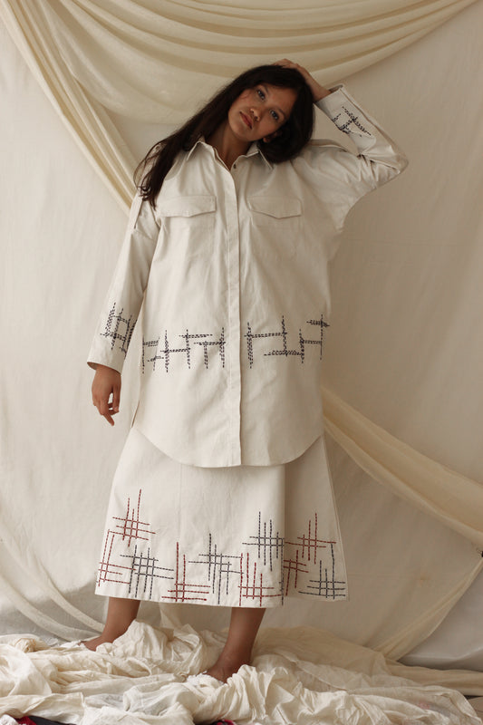 Terra Co-ord Set - Ecru