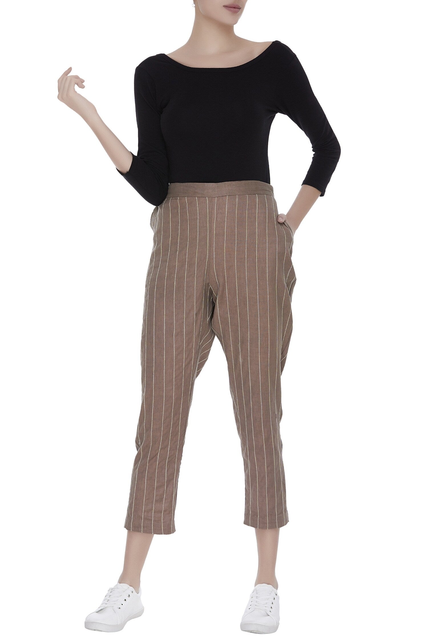 Striped pajama trousers - Women | Mango United Kingdom