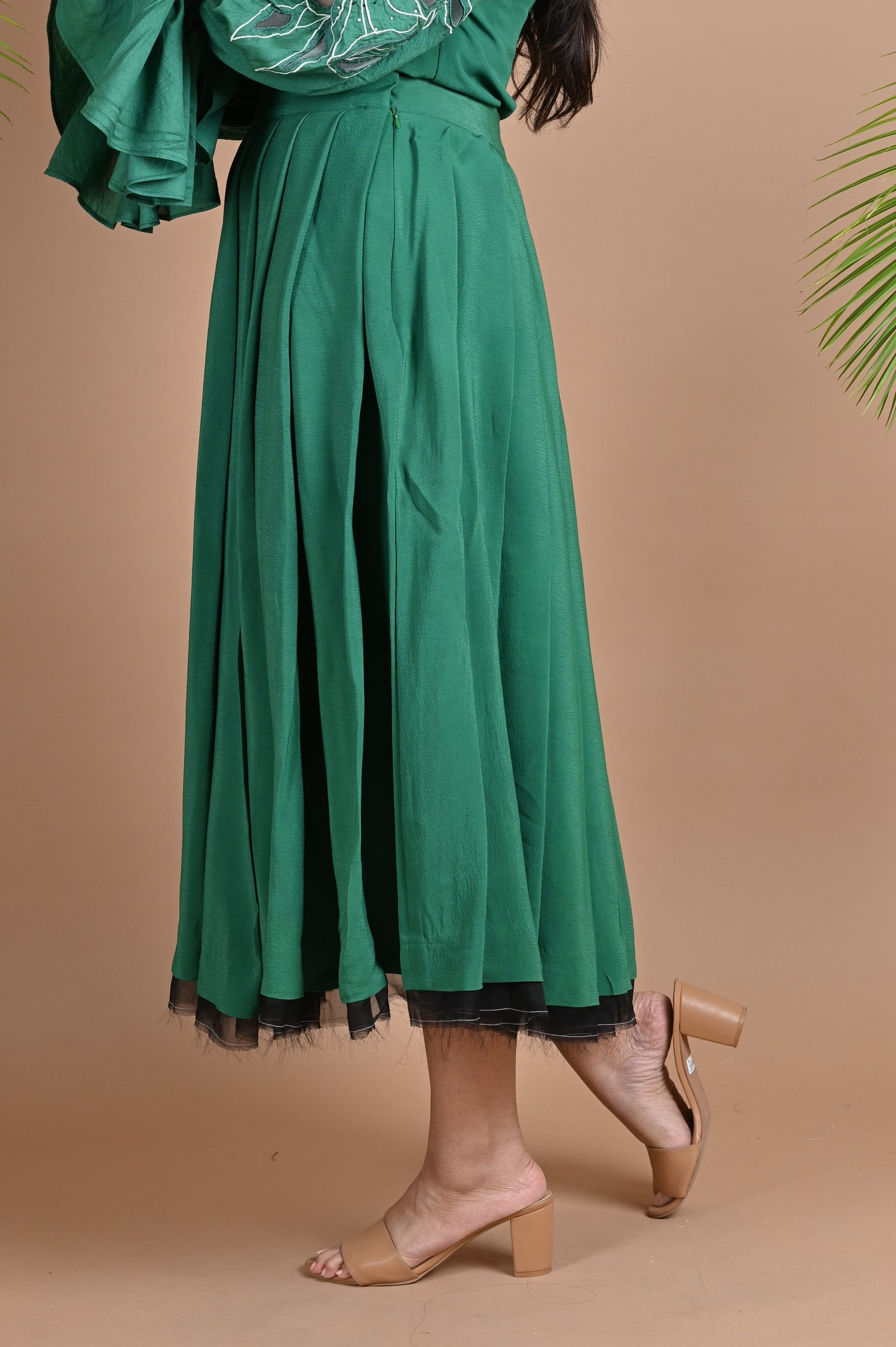 Ana Green Skirt
