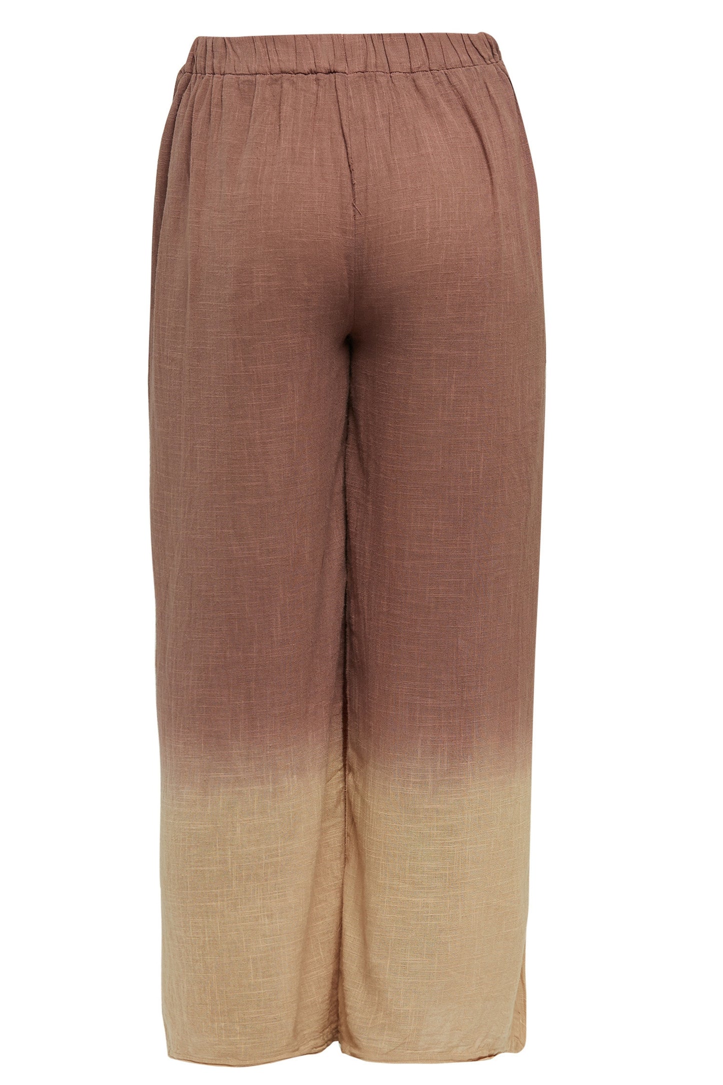 Ombre Wide Leg Pants - Brown